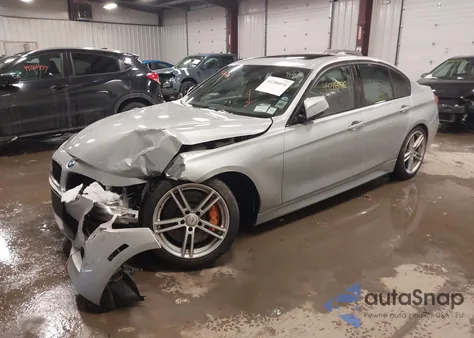 2015 BMW 335I xDrive z USA, uszkodzony, nr VIN WBA3B9C55FF801576